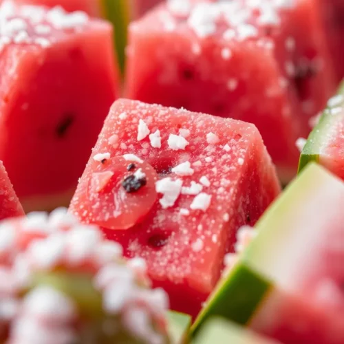 diy watermelon dog treats cubes