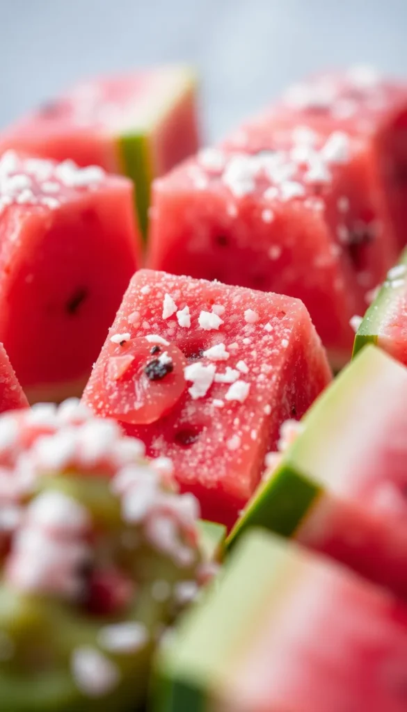 diy watermelon dog treats cubes